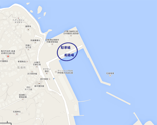 船着場の地図（出船場所）